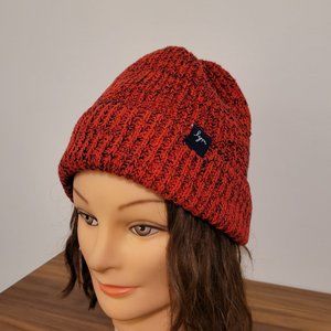 love YOUR melon lym Red Blue Winter Knit Cuff Beanie Hat